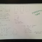 Staccato time sketches